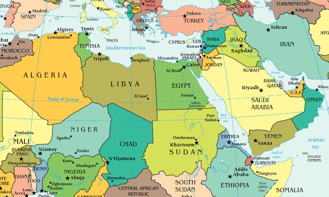 map-of-northern-africa-and-middle-east-map-of-africa
