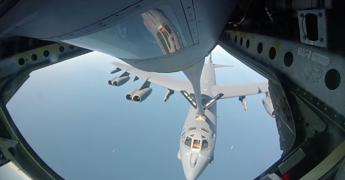 B-52 Refueling in Mid-Air