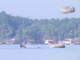 Water Jump into White Lake, North Carolina by USASOC Soldiers. (Photo from video by SSG Dillon Heyliger)