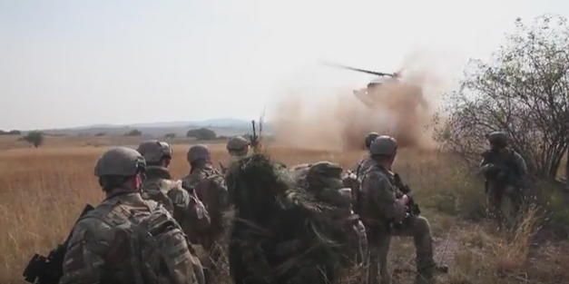 Exercise Black Swan 2016 - (image from SOCEUR video 17 November 2016)