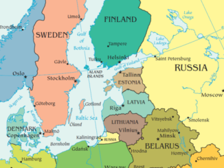 Map of Baltic States