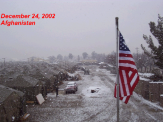 Camp Vance Afghanistan Christmas 2002