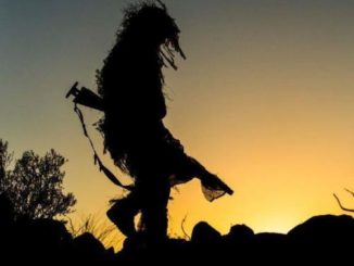 A SOF Sniper with 7th Special Forcese Group on SR training mission at USMC Twentynine Palms, California. (Photo by USAF Tech Sgt. Efren Lopez, Feb 17, 2016).