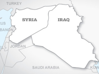Map of Syria and Iraq (CJTF-OIR)
