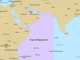 Map depicting the area of operation for NATO's Operation Ocean Shield (NATO map)