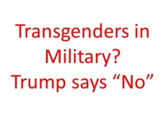 Transgenders in miliitary