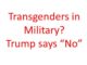 Transgenders in miliitary