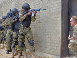 3rd SFGA Training Botswana Troops (Photo U.S. Africa Command, September 21, 2017)