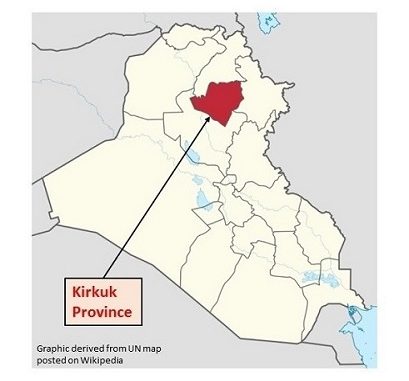 Kirkuk update - fighting between ISF and Peshmerga