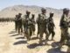 Members of a territorial defense force train at the Kabul Military Training Center (KMTC).