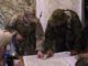 Saber Junction 18 - KASP and 20th SFGA personnel conduct mission planning. Photo by 1st Lt Benjamin Haulenbeek; SOCEUR, Sep 19, 2018.