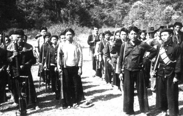 Proxy Warfare - Hmong Guerrilla Company, Phou Vieng, 1961, Wikimedia Commons.