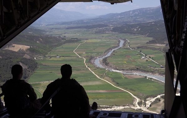 View from MC-130J Commando II