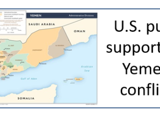 U.S. pulls support for Yemen conflict