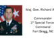 Maj Gen Richard Angle 1st Special Forces Command