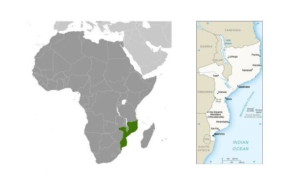 Map of Mozambique