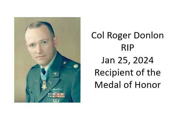 Passing of Col (Ret) Roger Donlon - MOH Recipient | SOF News