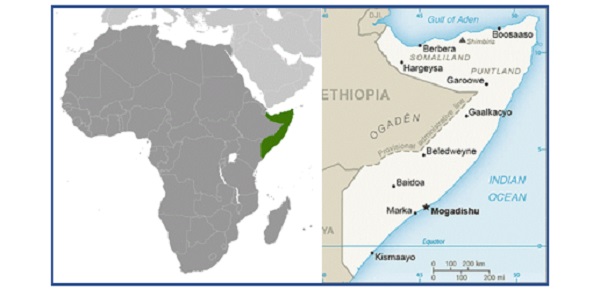 Map of Somalia