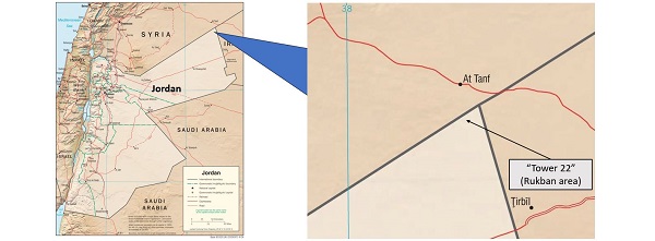 Map Tower 22 Jordan