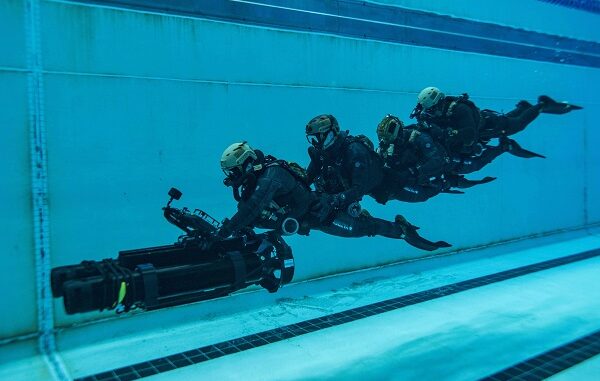 SEALs Operate Submarine Propulsion Vehicle