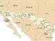 Map of U.S. and Mexico Border Area