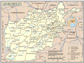 Map of Afghanistan United Nations June 2011