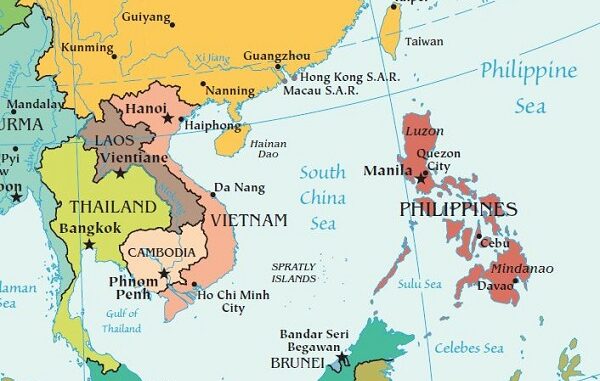Map South China Sea