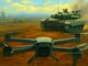 FPV Drone Against Tank Grok Image
