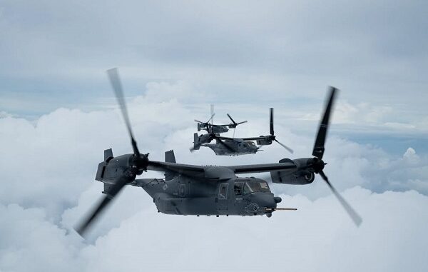 CV-22 Ospreys