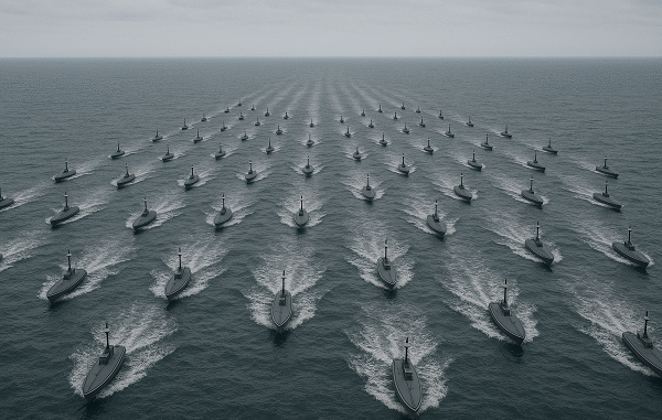 Swarming Sea Drones