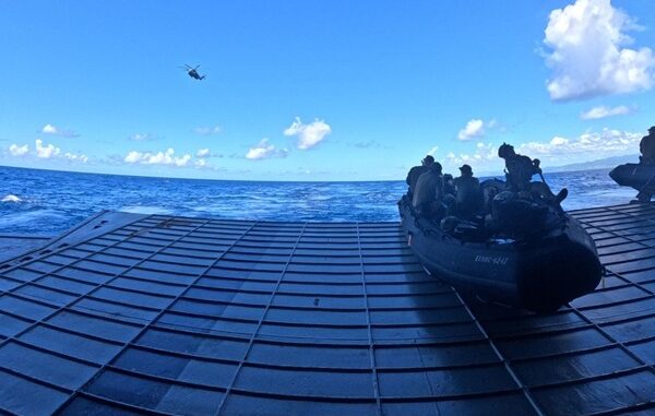 CCRC Prepares to Deploy from USS Iwo Jima in Caribbean Sea.