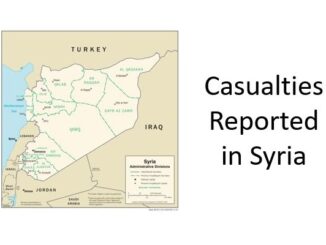 Map - Casualties in Syria