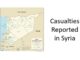 Map - Casualties in Syria