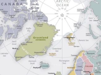 Poltical Map of Greenland