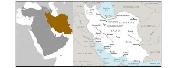 Map of Iran