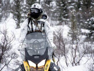 10th SFG Trains on Snowmobile Alaska
