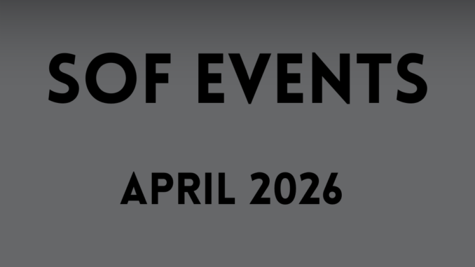 SOF events April 2026 featuring Special Operations community nonprofit, networking, and industry gatherings
