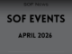 SOF events April 2026 featuring Special Operations community nonprofit, networking, and industry gatherings