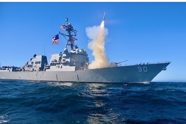 USS Chafee (DDG 90) Launches Block V Tomahawk