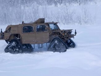 Ground Mobility Vehicle with Snow Tracks