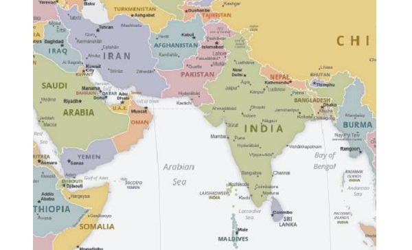 Map of India CIA