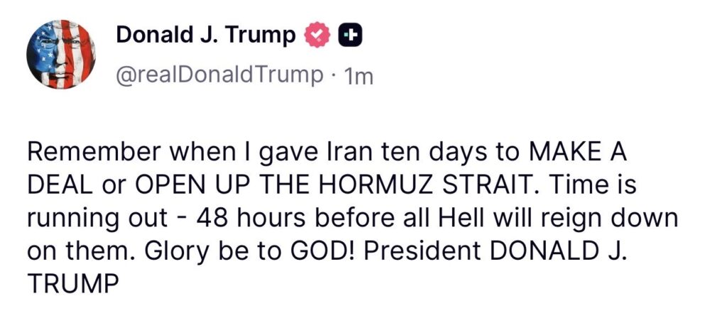 Trump Post Epic Fury 20260403