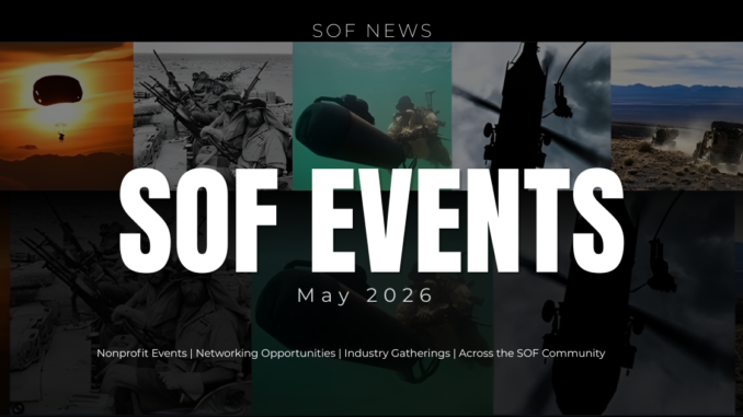 SOF Events May 2026