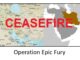 Ceasefire Operation Epic Fury