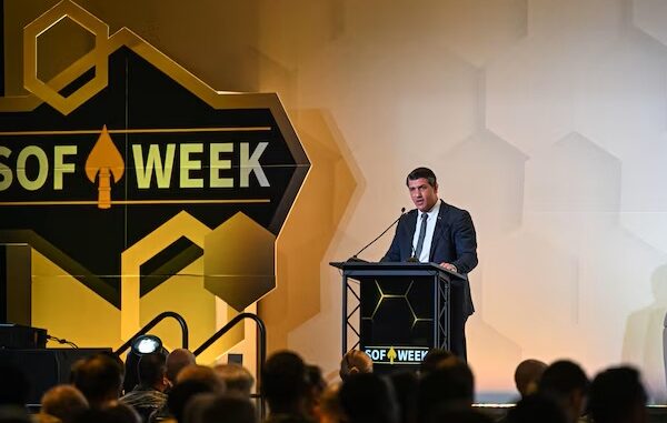 ASD SO/LIC Derrick Anderson at SOF Week 2026.
