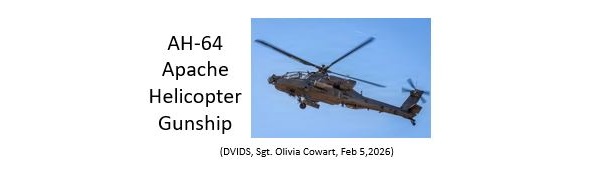 Banner AH-64 Apache Helicopter Gunship