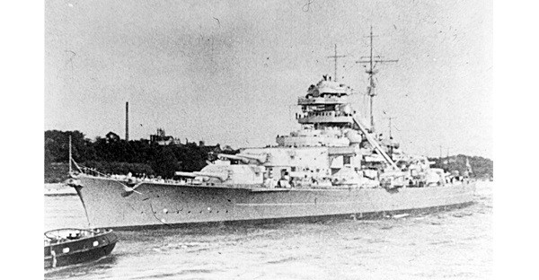 German Battleship Tirpitz 1940