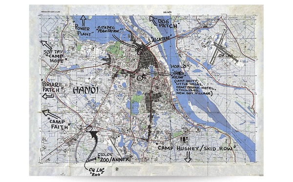 Map Hanoi Vietnam - Hanoi Hilton