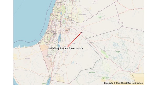 Map Muwaffaq Salti Air Base Jordan