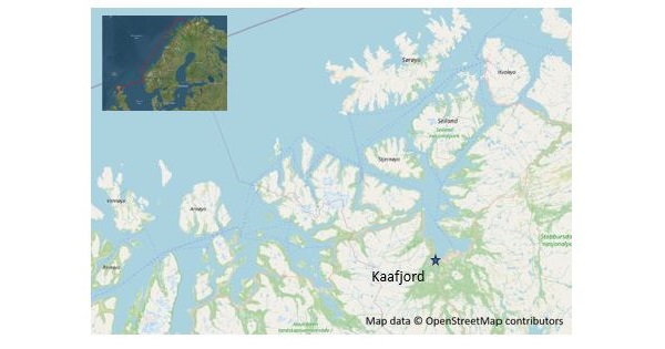 Map Kaafjord Norway Operation Source